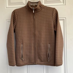 Karen Scott 2 piece Sport wear. Top size S Pants PM. Brown never worn.